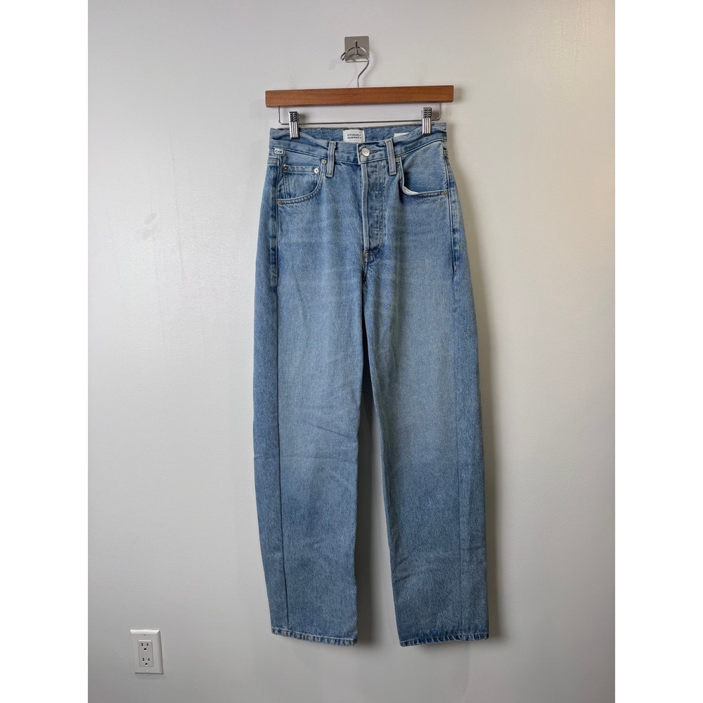 Citizens of Humanity Women Blue Ayla Baggy High Rise Jeans 23